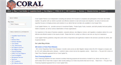 Desktop Screenshot of coralcapital.com